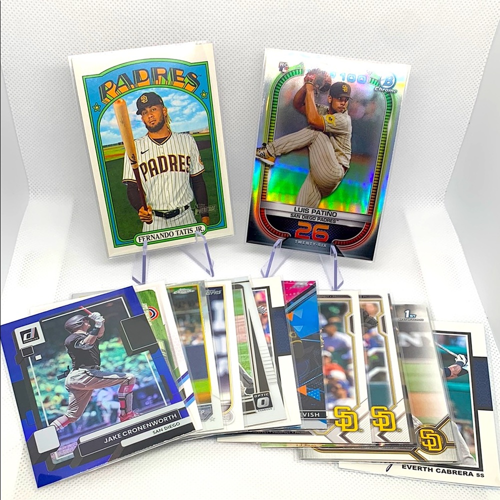 San Diego Padres MLB Baseball 15 Card Lot Perfect Condition Tatis Grisham & More